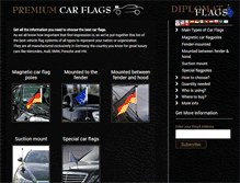 Tablet Screenshot of diplomat-flags.com